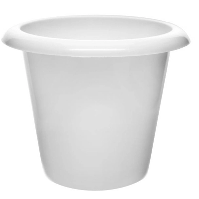 Eisco Plant Nursery Pot, 11" Tall - Polypropylene - Downward Extended Rim - Drillable Holes BI0395D