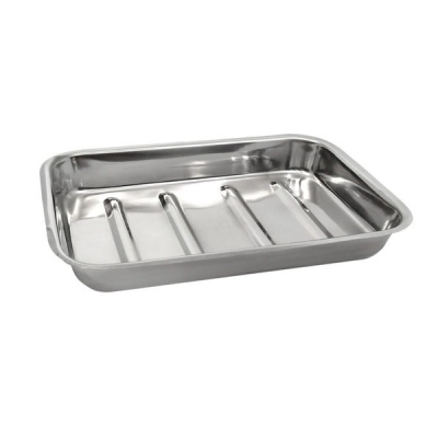 Eisco Dissection Tray, 13.75" x 10" - High Quality Stainless Steel - No Wax Liner Eisco Labs BI0186D