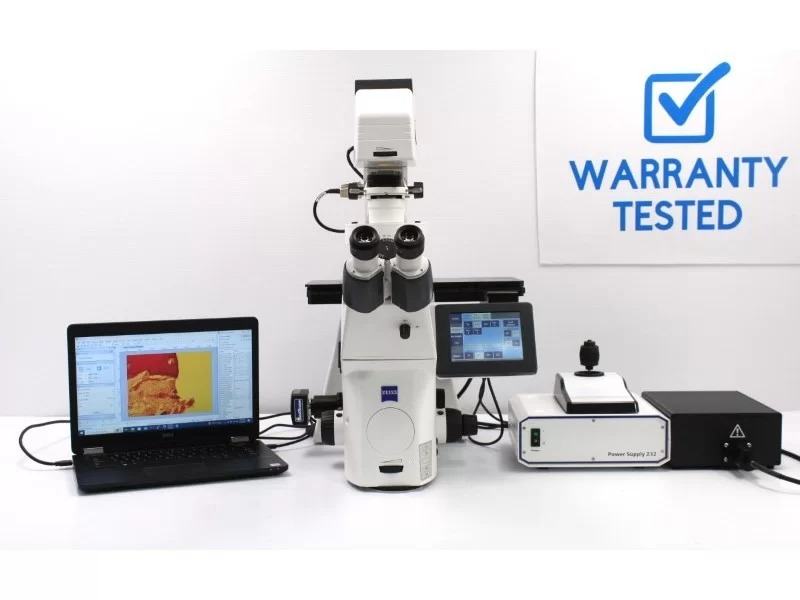 Zeiss AXIO Observer 7 Inverted Fluorescence Motorized XY Microscope (New Filters)