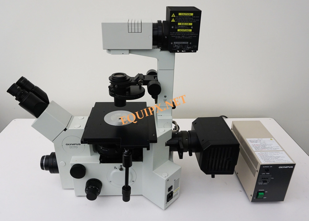 Olympus IX71 inverted fluorescence microscope (4828)