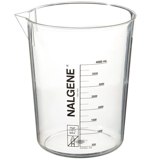 Nalgene PMP Griffin Low-Form Plastic Beakers