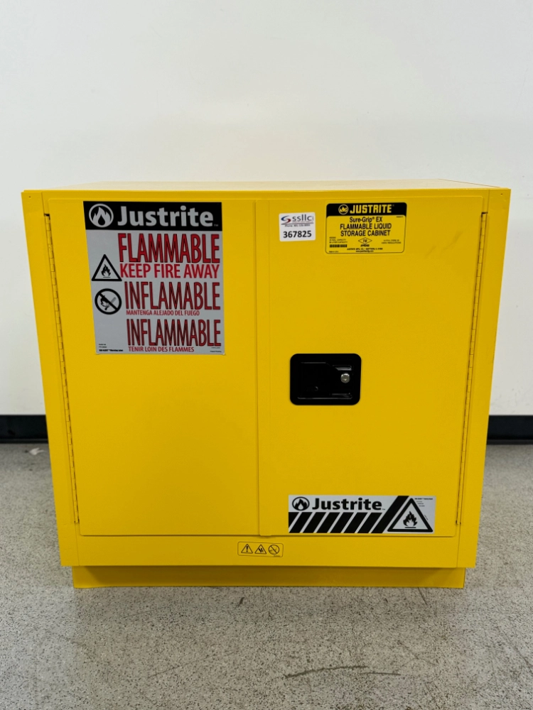 Justrite Sure-Grip EX 22 Gallon Flammable Liquid Storage Cabinet