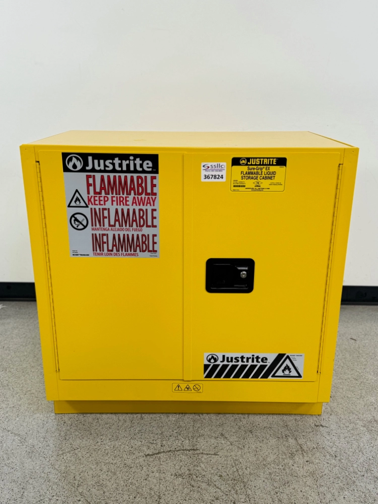 Justrite Sure-Grip EX 22 Gallon Flammable Liquid Storage Cabinet