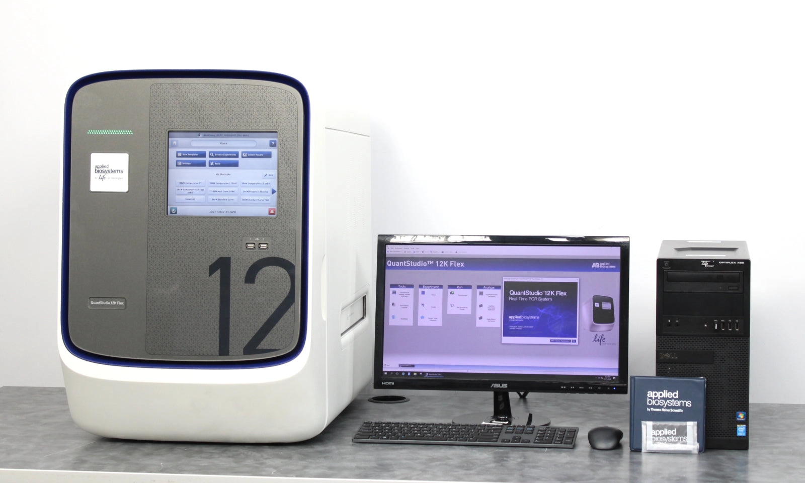 Applied Biosystems QuantStudio 12K Flex Real-Time PCR System 4470661 with PC