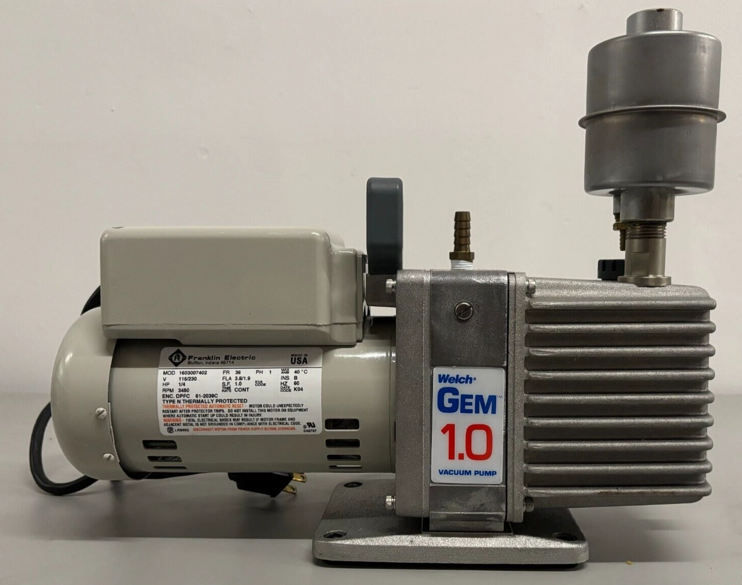 Welch GEM 8890A 1.0 Vacuum Pump