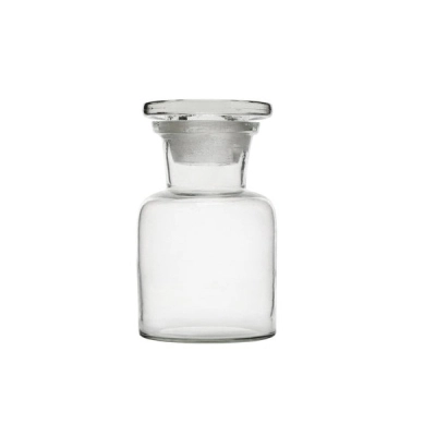 Eisco Reagent Bottle, 30ml - Wide Neck - Glass Stopper - Soda Glass CH0156AW