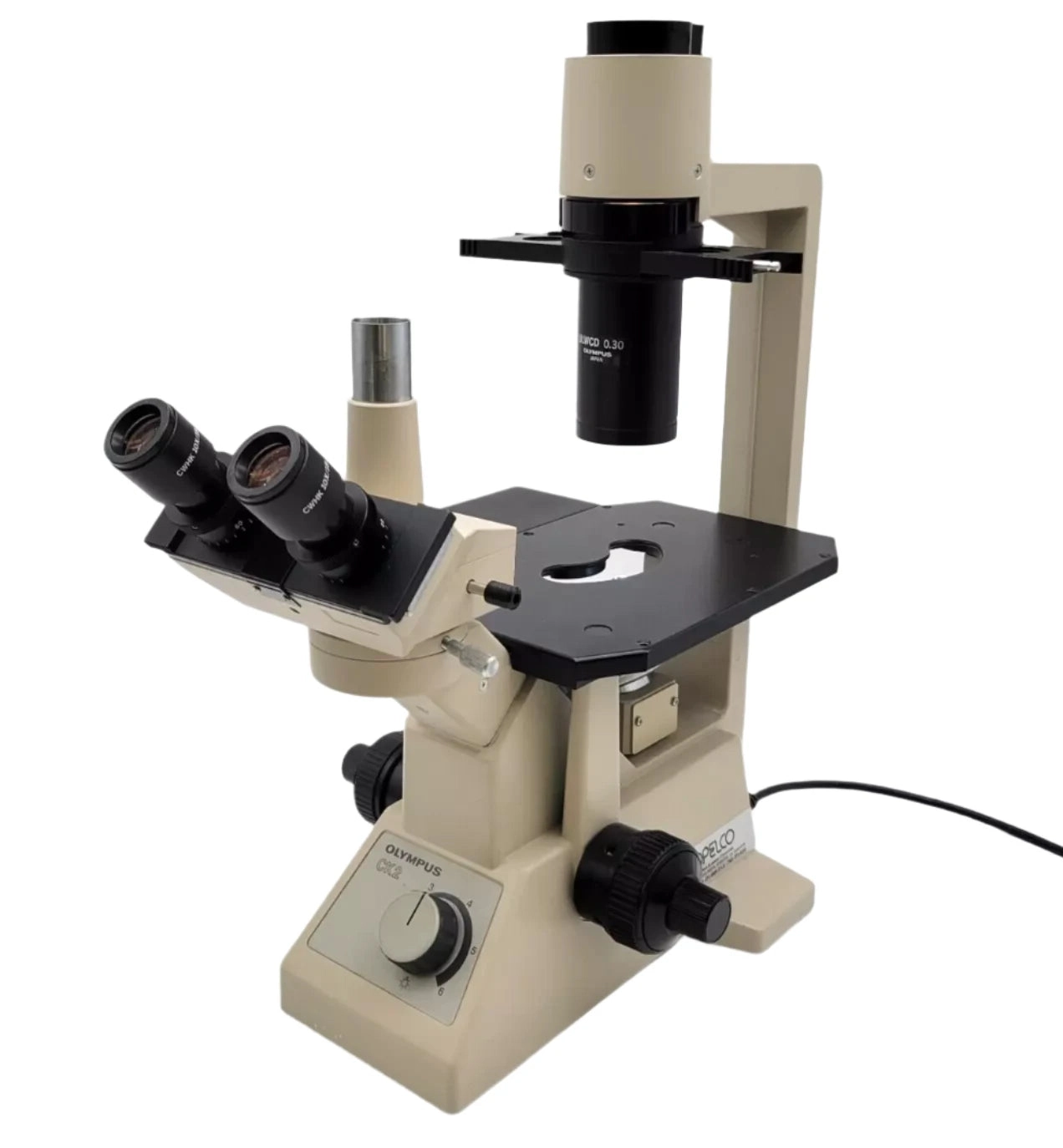 Olympus Microscope CK2 with Phase Contrast and Trinocular Head Tissue Culture