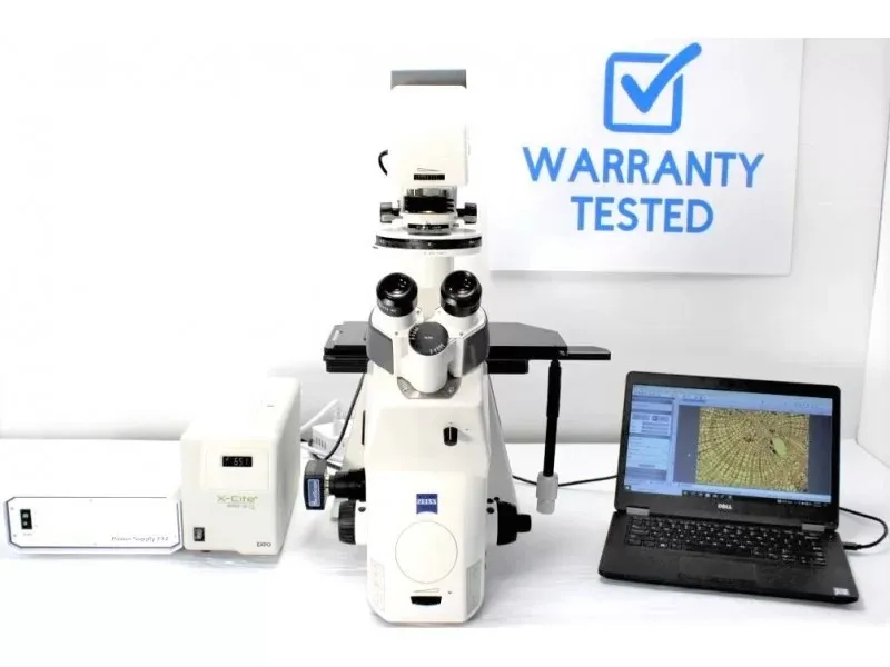 Zeiss AXIO Observer Z1 Inverted Fluorescence Motorized Microscope (New Filters) Pred Observer 7