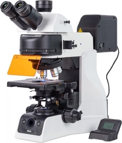 Motic PA53 FS6 Trinocular Upright Biomedical Microscope w/ LUMOS Fluorescence LED