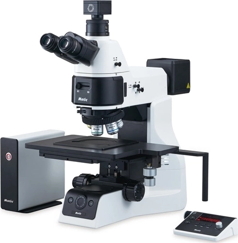 Motic PA53MET-3D Trinocular Upright Industrial Microscope w/ Analysis Professional Software Suite