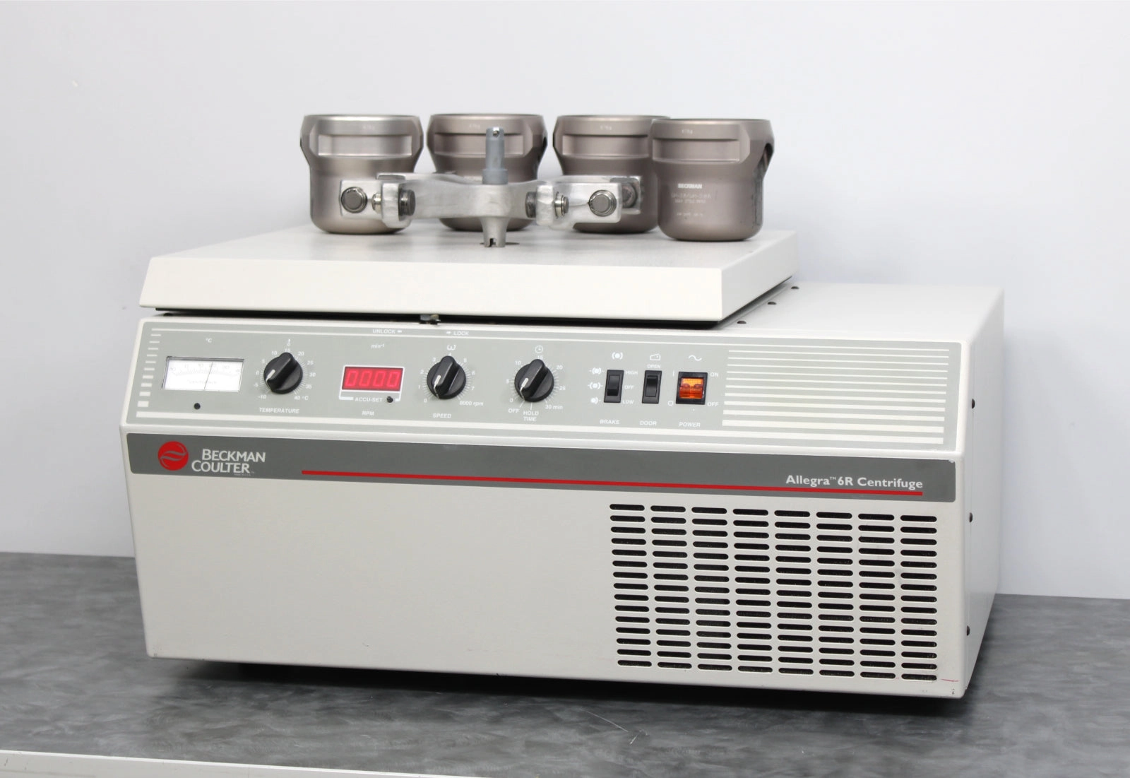 Beckman Coulter Allegra 6R Refrigerated Benchtop Centrifuge &amp; GH-3.8 Rotor