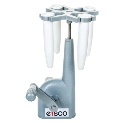 Eisco Hand Crank Centrifuge, Holds 4 Tubes, Includes 4 Polythene Tubes - Eisco Labs CH0267