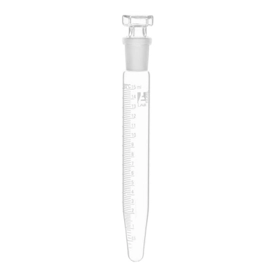 Eisco Centrifuge Tube with Glass Stopper, 15mL - Conical, 15x140mm - 0.2mL Graduations CH0269D