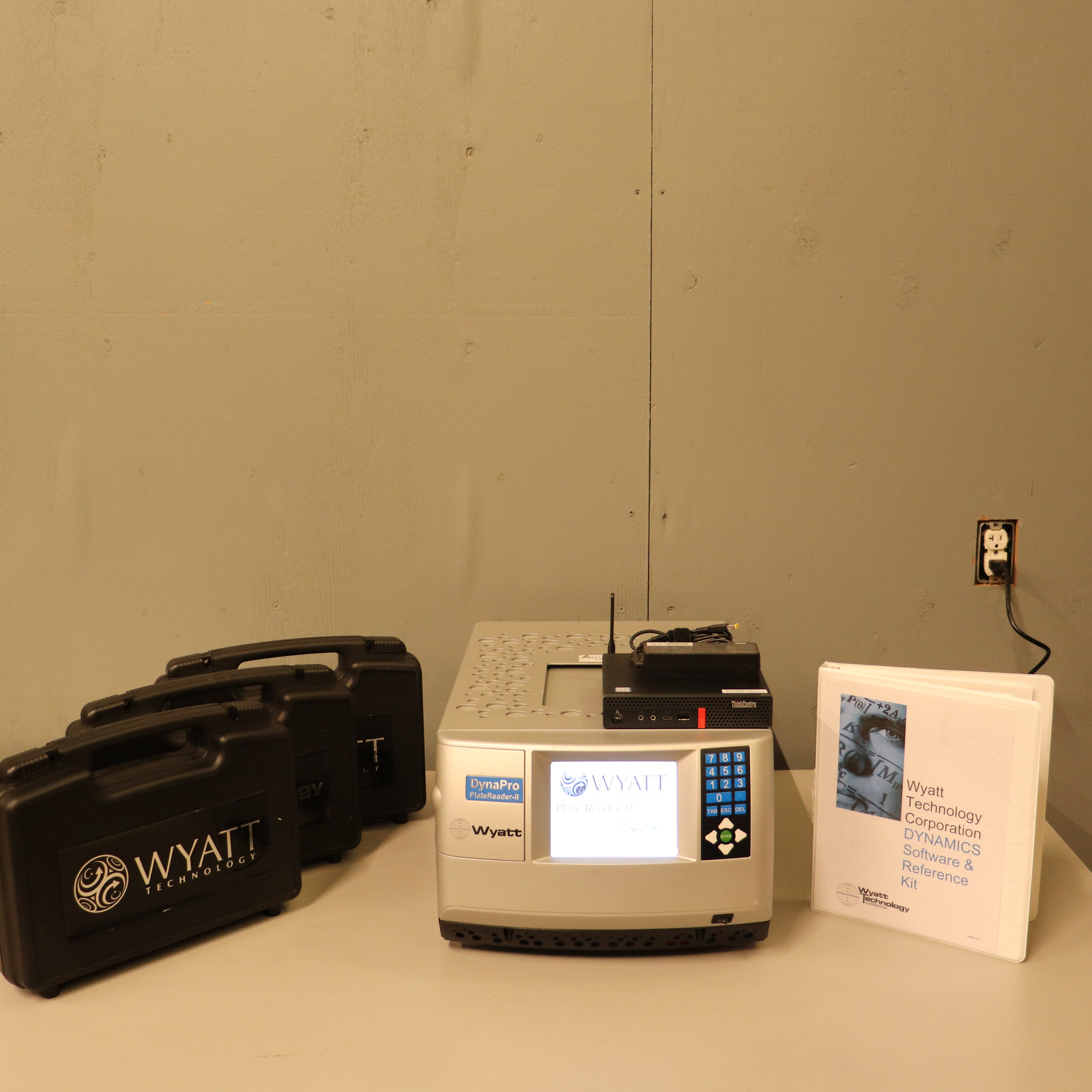 Wyatt DLS Dynamic Light Scattering DynaPro PlateReader II WPR2-03 w/ PC