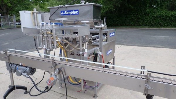 Simplex V-400 Four Piston Filling Machine, 32-Ounce Pistons