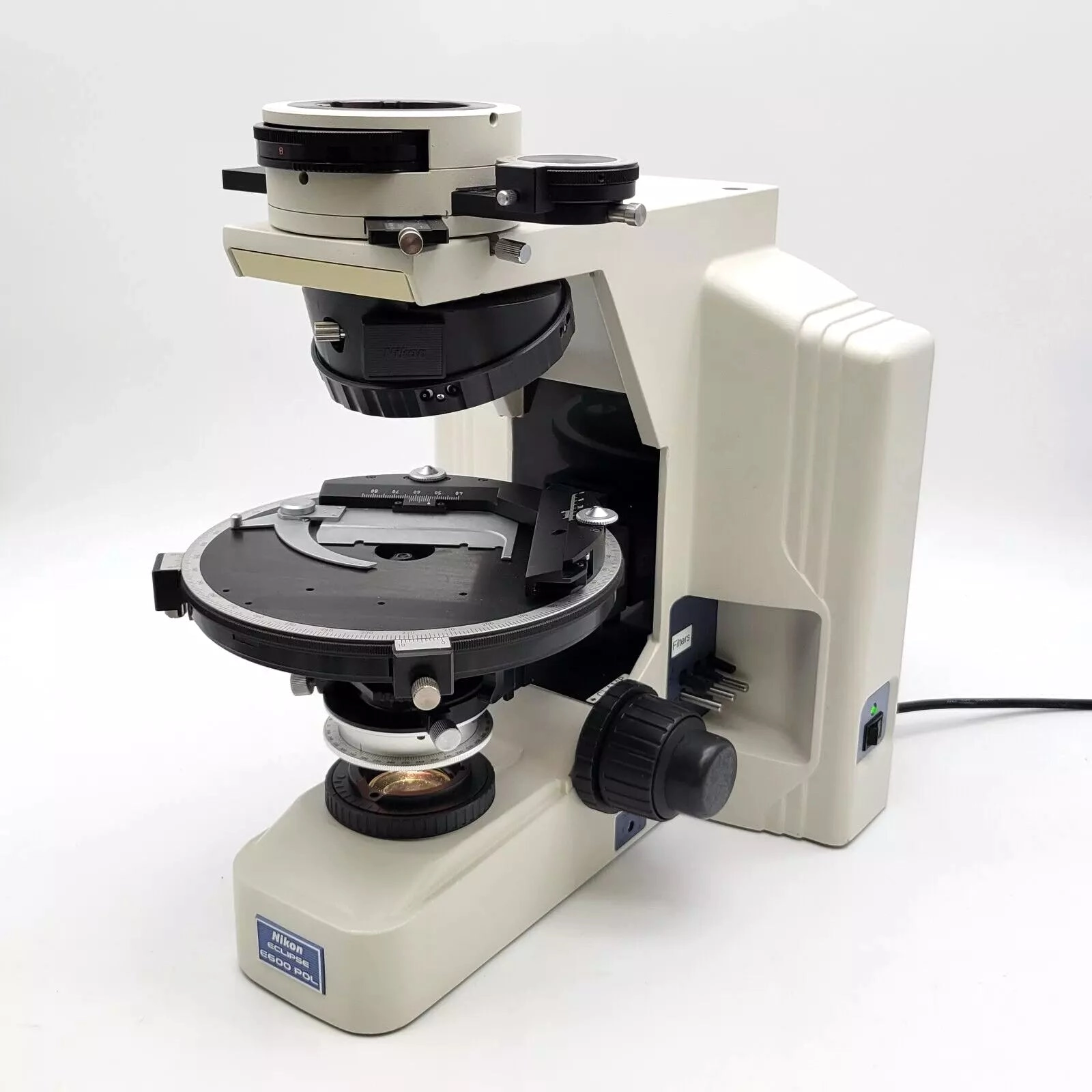 Nikon Microscope Eclipse E600 Pol Stand with Polarizing Accessories