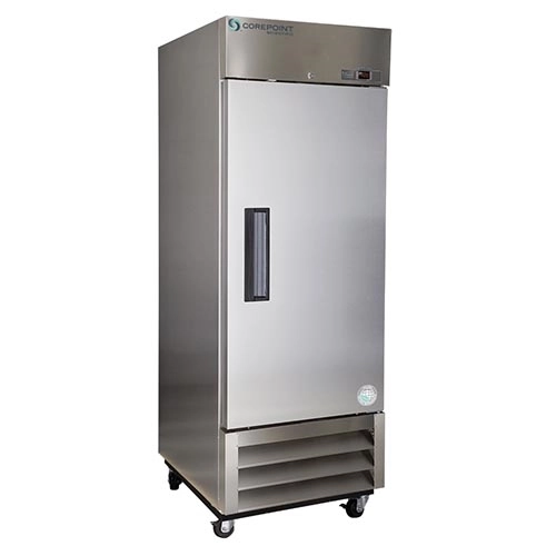 Corepoint Scientific GPF231SSS-0A -15C to -25C Solid Door Stainless Steel Laboratory Freezer