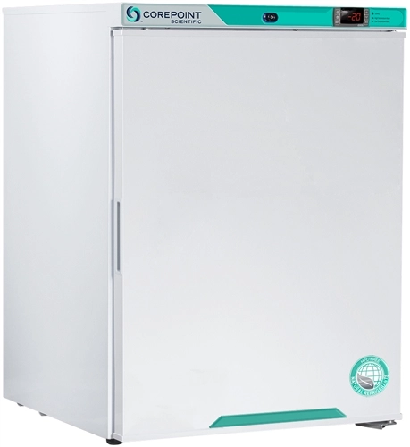 Corepoint Scientific PF051WWW-0M20 -15C to -25C Solid Door Freestanding Undercounter Laboratory Freezer