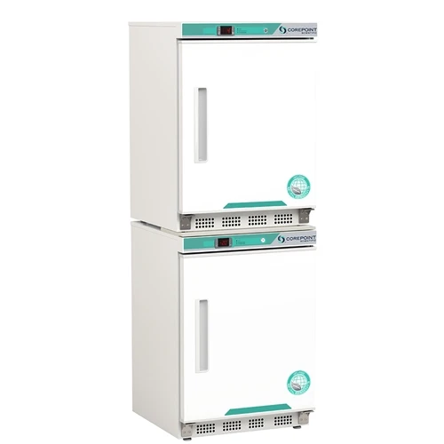 Corepoint Scientific PRF092WWW-0 Solid Door Laboratory Combo 1C to 10C Refrigerator/-15C to -25C Freezer