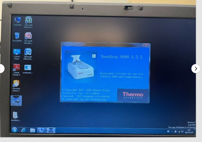 OEM Thermo Scientific NanoDrop 8000 Software and C