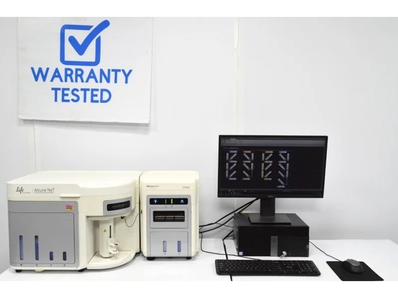 Thermo Attune NxT Acoustic Focusing Cytometer (4)Lasers/(14) Colors/(16)Detectors w/ Autosampler