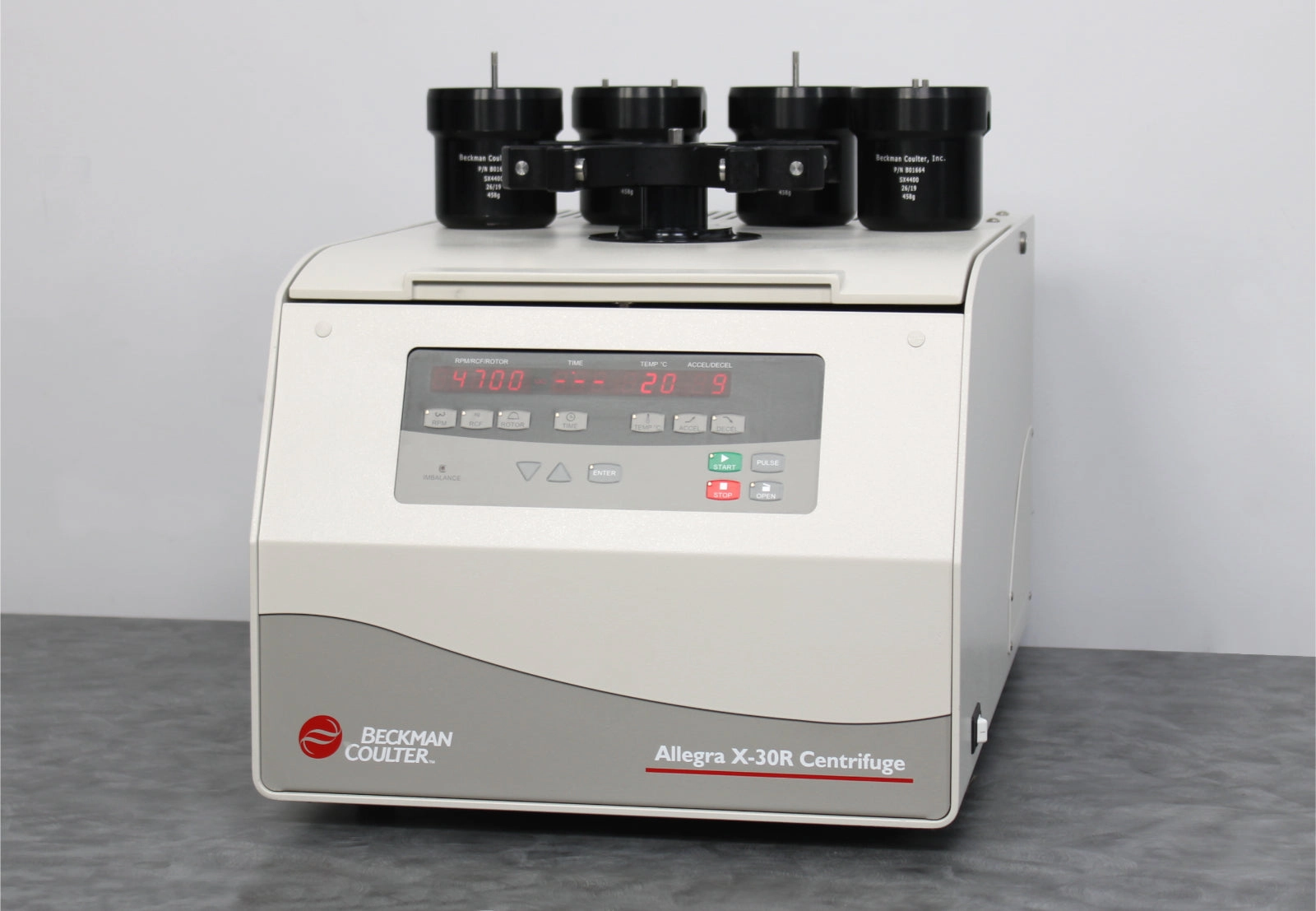Beckman Coulter Allegra X-30R Refrigerated Benchtop Centrifuge with SX4400 Rotor