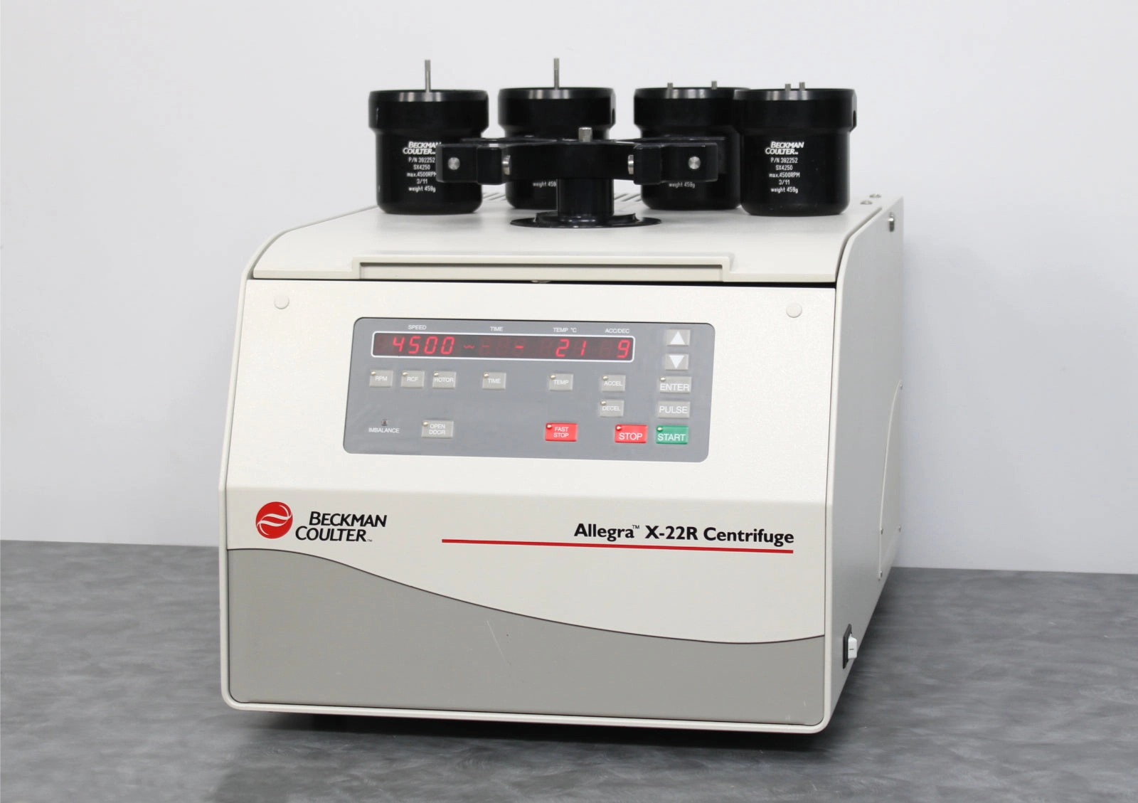 Beckman Coulter Allegra X-22R Refrigerated Benchtop Centrifuge and SX4250 Rotor