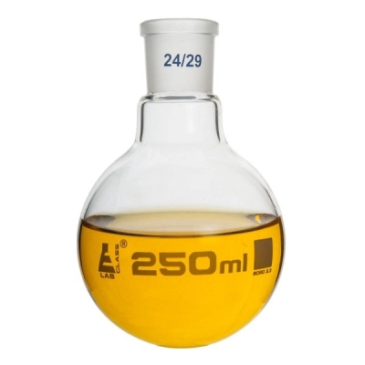 Eisco Boiling Flask, 250ml - 24/29 Interchangeable Joint - Round Bottom - Eisco Labs CH0404G