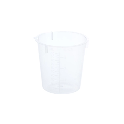 Celltreat 100mL Graduated Beaker, Polypropylene, Non-sterile 100/Bag, 100/Cs 230513