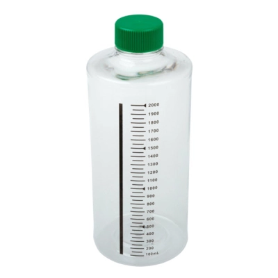 Celltreat 850cm&sup2; Roller Bottle, Tissue Culture Treated Non-Vented Cap, Sterile 1/Bag, 12/Cs 229384