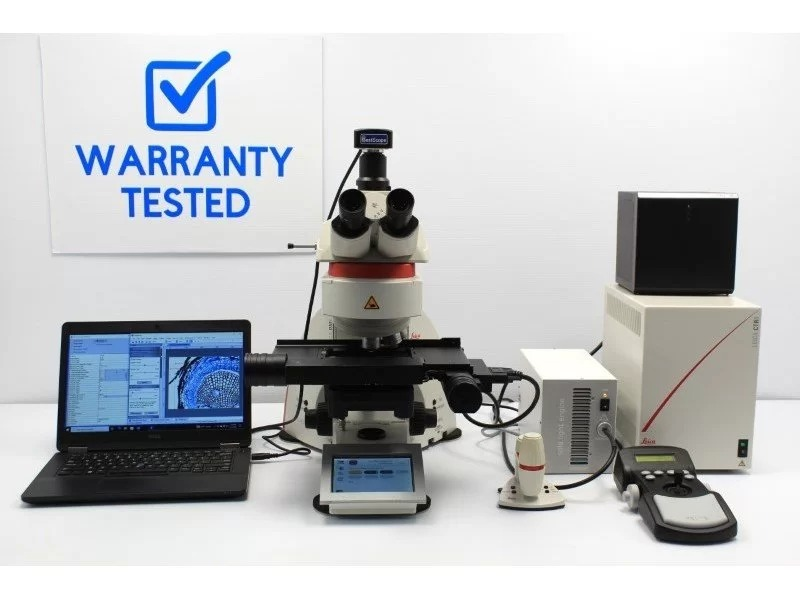 Leica DM6 B Upright LED Fluorescence Microscope with Motorized Stage (New Filters)