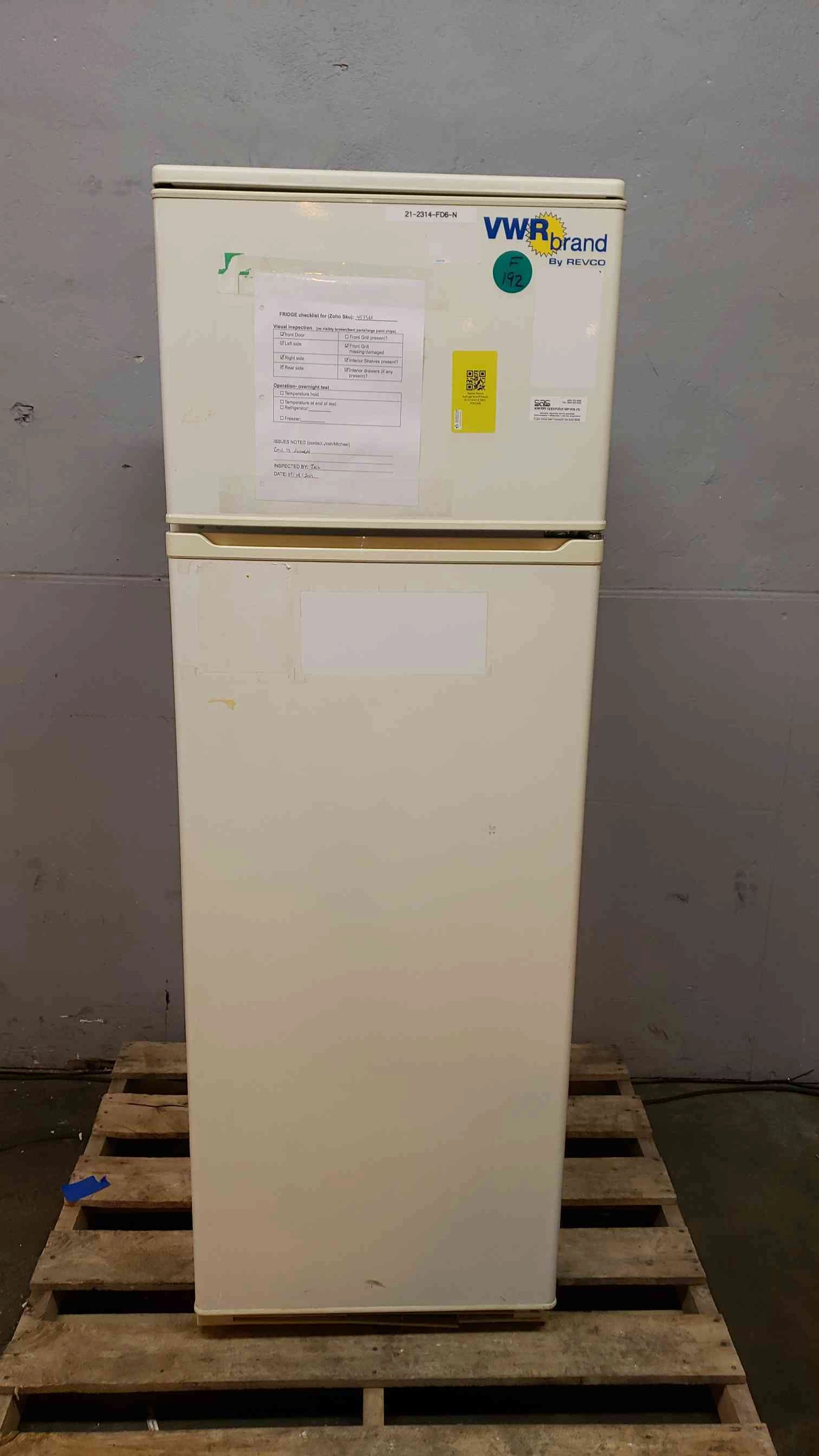 VWR Revco Refrigerator Freezer Combo R1415GA14 (SKU: 4593AA)(4593AA)