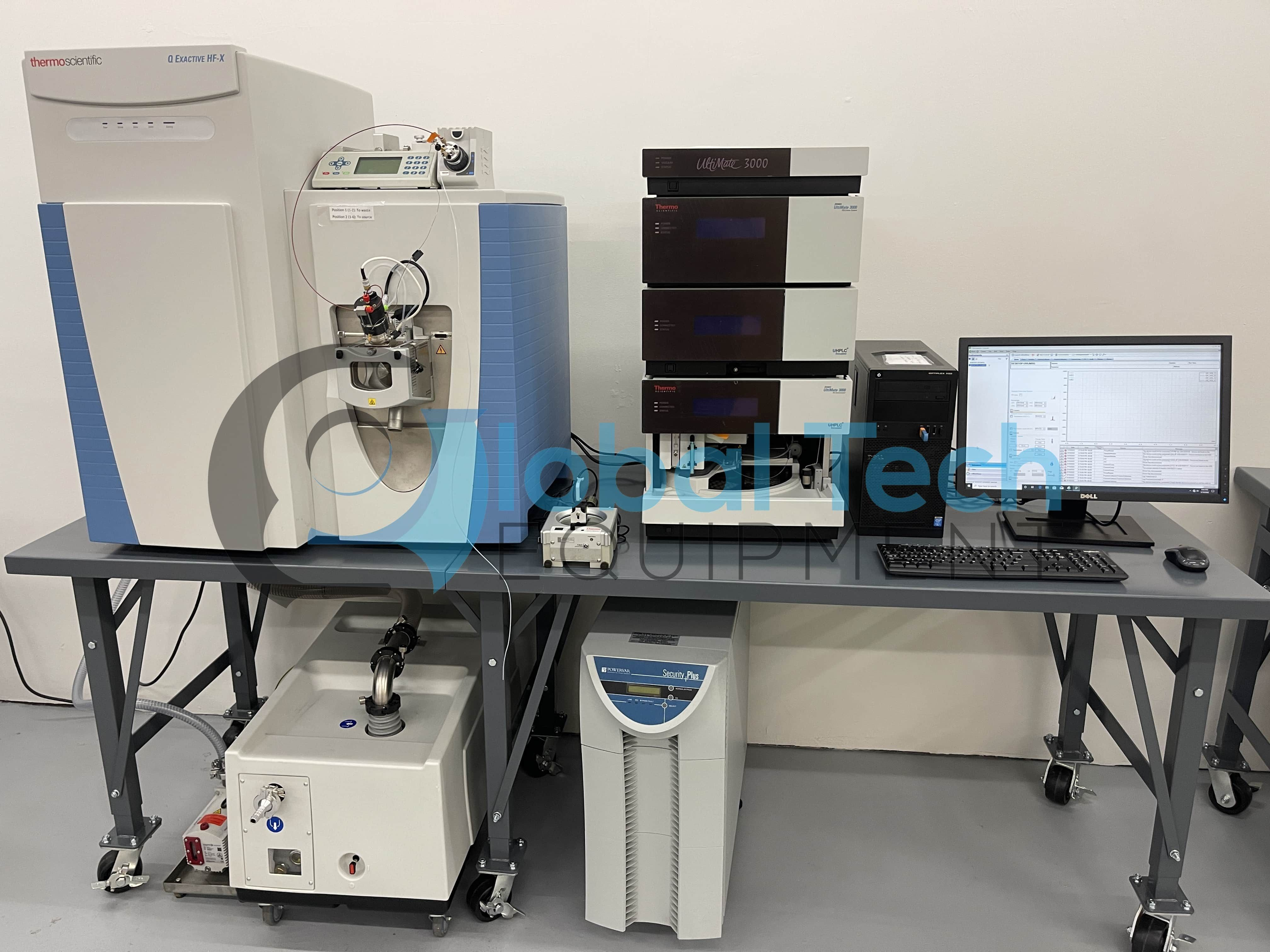 2018 Thermo Scientific Q Exactive HF-X (QE HFX) Orbitrap Mass Spectrometer, Ultimate 3000 RS Nano LC
