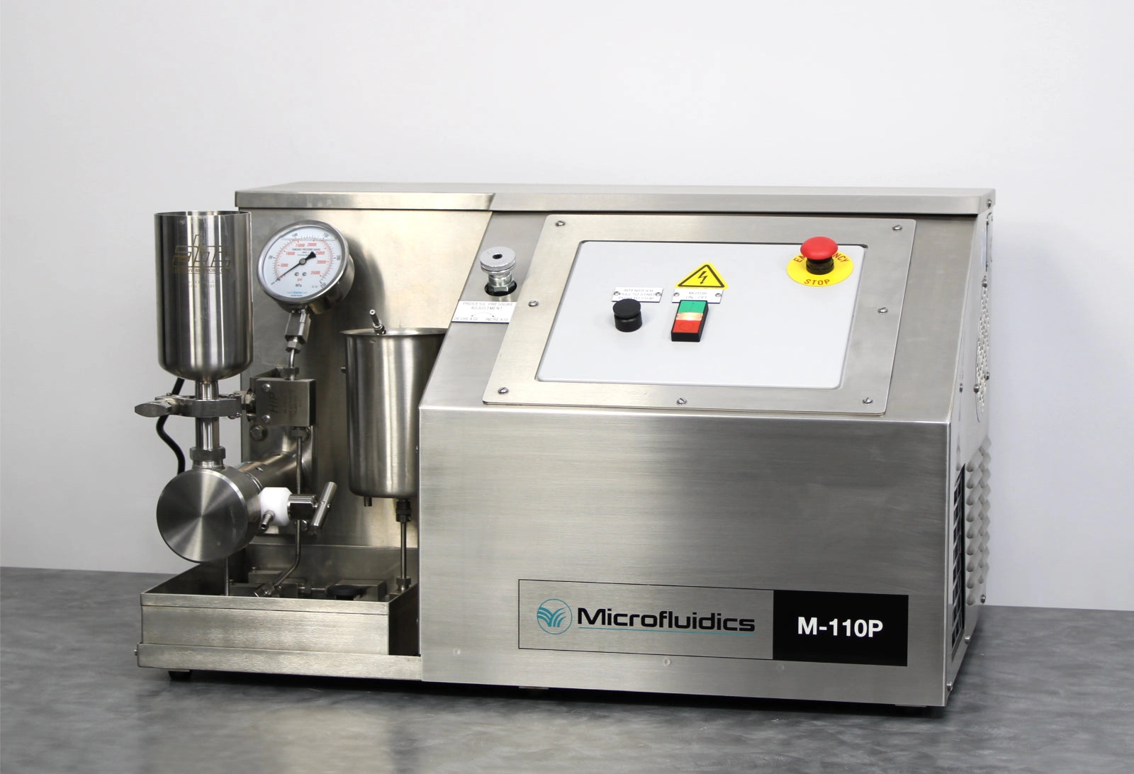 Microfluidics M110P Electric-Hydraulic Microfluidizer Processor Homogenizer