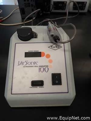 Lot 38 Listing# 959896 Virtis VirSonic 100 Ultrasonic Cell Distrupter with Converter and Chamber - 5288