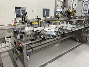 Pago System L200 Tray Labelling Machine with 6 Labelling Heads