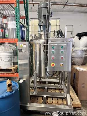 75 Gallon Twin Agitator Stainless Steel Mixing Tank