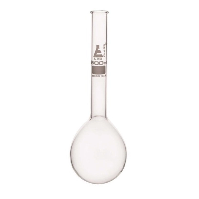 Eisco Kjeldahl Flask, 800mL - Long Neck, Round Bottom - Borosilicate Glass CH0438D