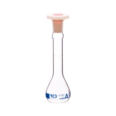 Eisco Volumetric Flask, 10ml - Class A, ASTM - Polypropylene Stopper CH0445A02