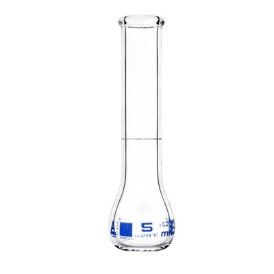 Eisco Volumetric Flask, 5ml - Class B Tolerance &plusmn;0.05ml - Beaded Rim - Single - Eisco Labs CH0450A