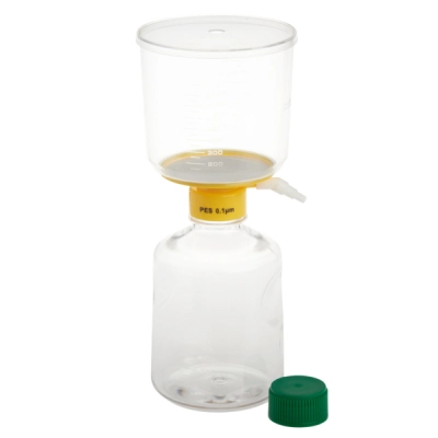 Celltreat 1000mL Filter System, PES Filter Material, 0.10&mu;m, 90mm, Sterile 1/Bag, 12/Cs 229724