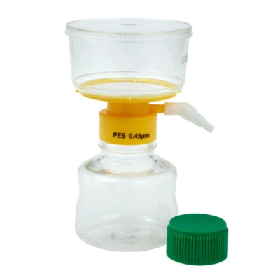 Celltreat 250mL Filter System, PES Filter Material, 0.45&mu;m, 75mm, Sterile 1/Bag, 12/Cs 229702