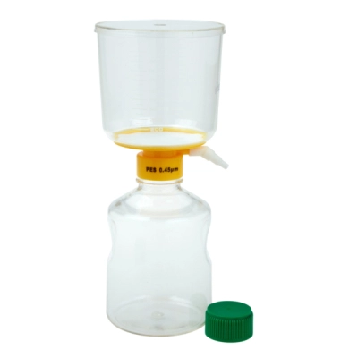 Celltreat 1000mL Filter System, PES Filter Material, 0.45&mu;m, 90mm, Sterile 1/Bag, 12/Cs 229704