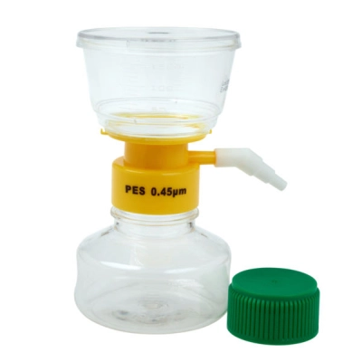 Celltreat 150mL Filter System, PES Filter Material, 0.45&mu;m, 50mm, Sterile 1/Bag, 12/Cs 229701