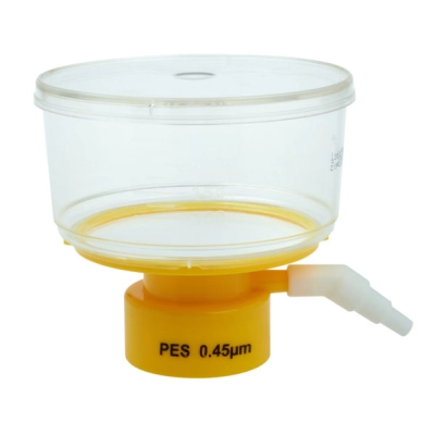 Celltreat 250mL Bottle Top Filter, PES Filter Material, 0.45&mu;m, 75mm, Sterile 1/Bag, 24/Cs 229712