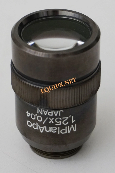 Olympus 1.25x MPlan APO objective 0.4 N.A., and 3.5mm working distance (4876)