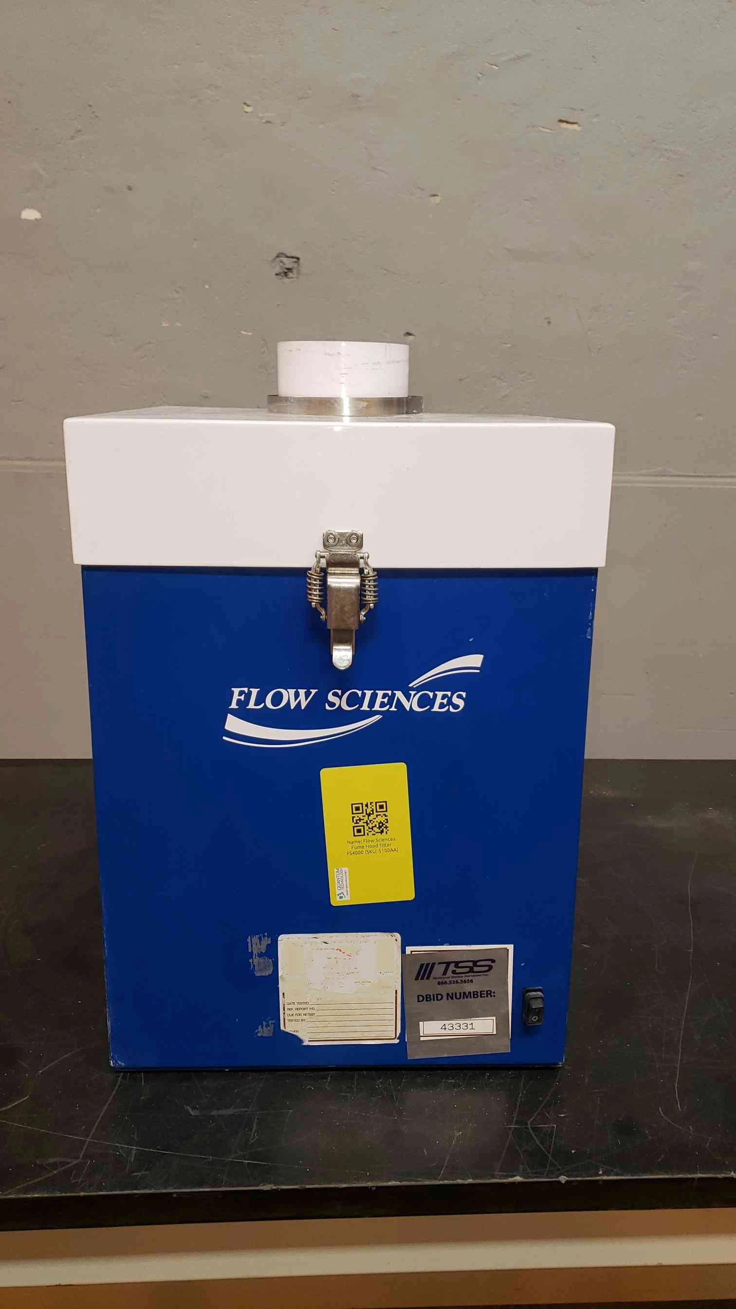 Flow Sciences Bench top Fume Hood Filter FS4000 (SKU: 5100AA)(5100AA)