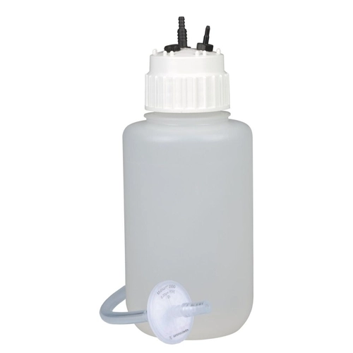 VACUUBRAND BVC 4L PP Collection Bottle w/ Sterile Filter and Inlet Tube