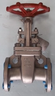 LADISH 1-1/2" 150 RAISED FACE FLANGED CF8M GATE VALVE CF8M 1-1/2:150 CF8M-STAINLESS STEEL STEM: 316 