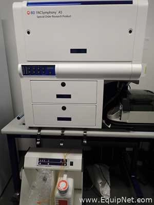 Lot 378 Listing# 953714 Becton Dickinson FACSymphony A5 Customizable Flow Cytometer with FACSFlow Supply System